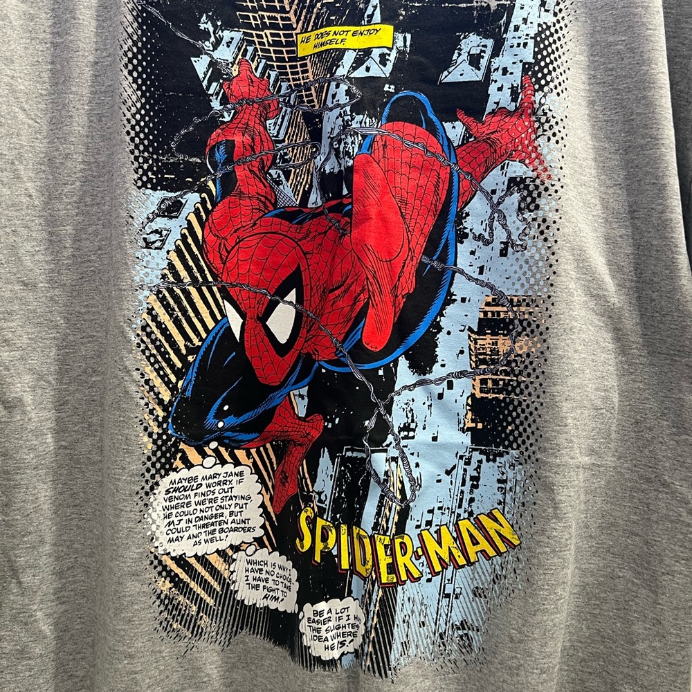 Marvel Spider-Man Graphic Tee - Gray